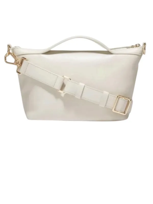 NWT Cole Haan Leather Grand Ambition Small Duffle Shoulder Bag Silver Birch - Image 2