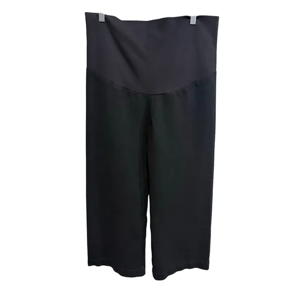 Maeve by Anthropologie Maternity Colette Pull-On Pants Women’s 10M Black - Image 2