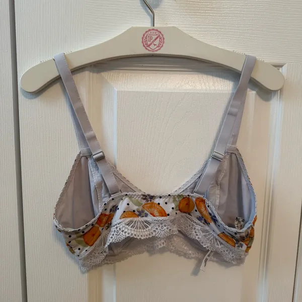 Free People Intimately Mari Printed Bralette in Ivory Combo - Image 3