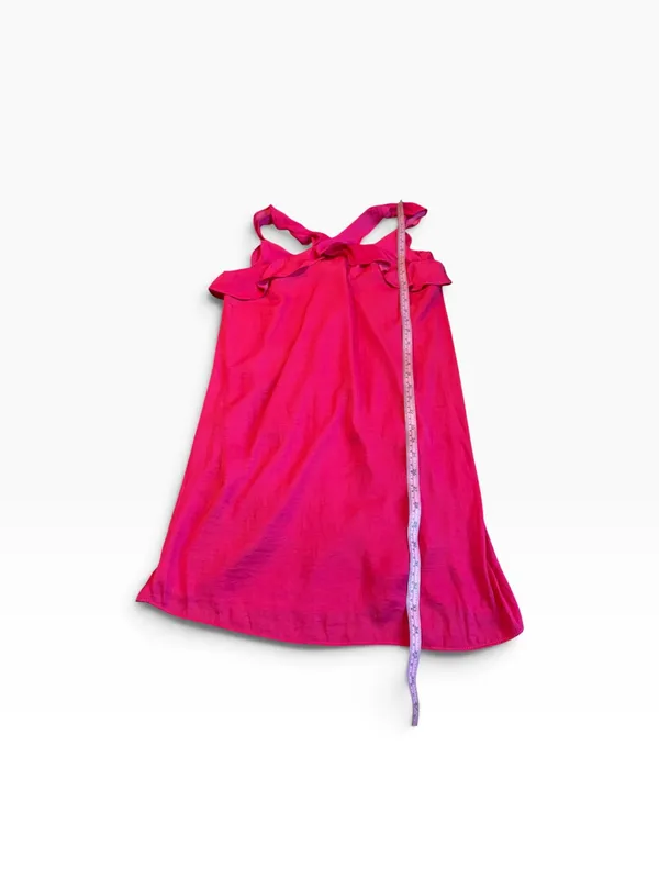 FAB’RIK crisscross ruffle neck dress in pink berry nwt - Image 2