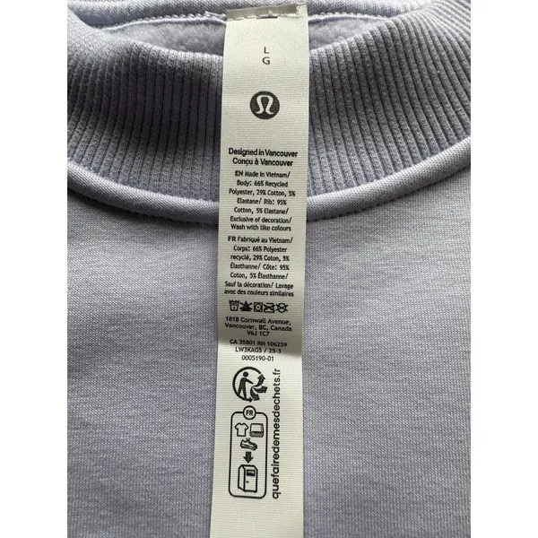 Lululemon “Meet You Courtside” Tennis & Sports Club Serene Blue Women Size Large - Image 3