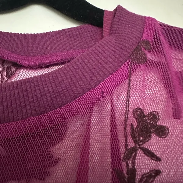 Free People Purple Floral Dress - Image 3