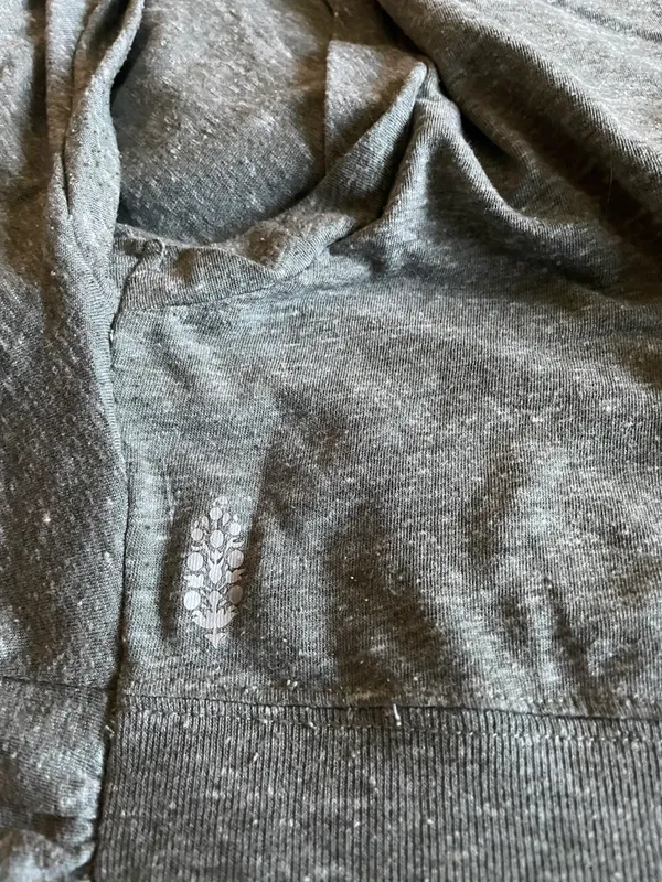 Free People Movement Women Top Undertow Front Twist Crewneck Sleeveless Gray - Image 6