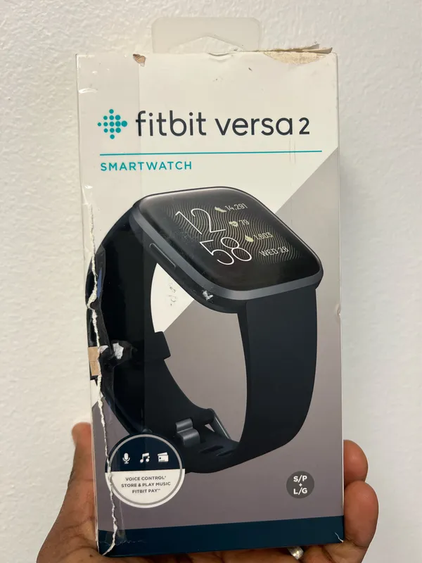Fitbit Versa 2 - Health & Fitness Smart Watch Graphite Body / Black Band FB507 - Image 10