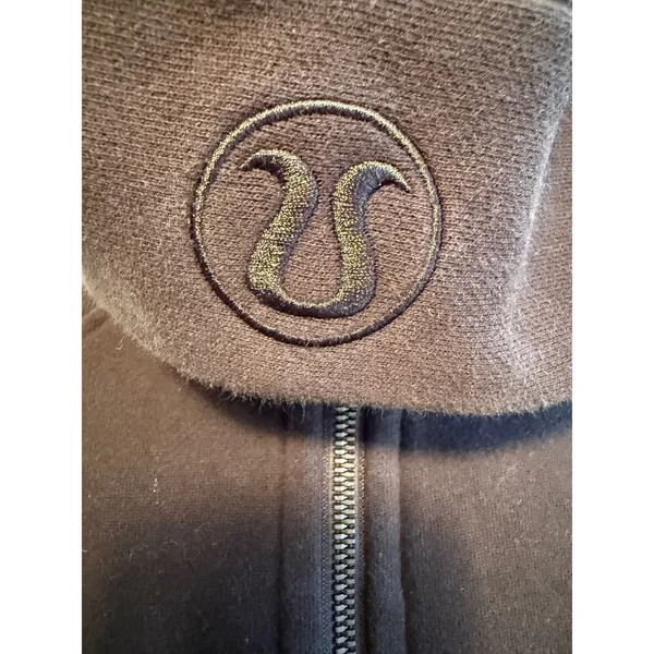 Lululemon‎ Scuba Oversized Full Zip Hoodie Black LW3EOZS Women XS/S - Image 3