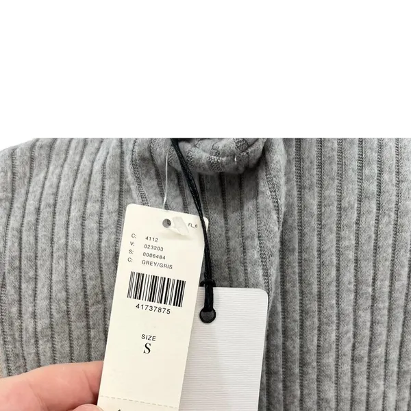 Anthropologie‎ Ro & De Rib Tunic Tank Top Sleeveless Turtleneck Gray Size Small - Image 15