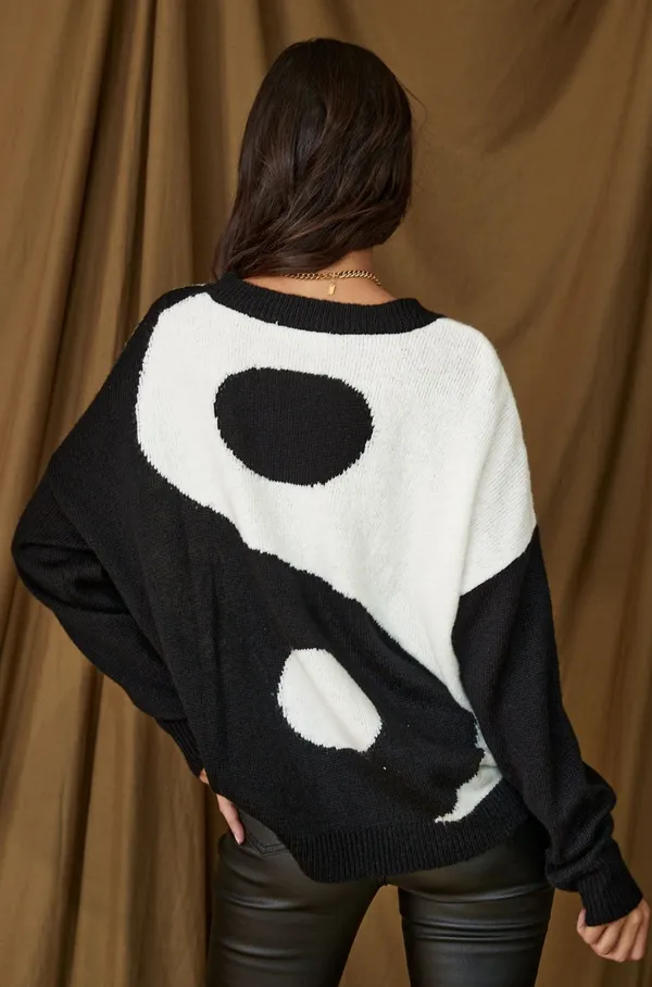 12th Tribe Yin And Yang Reversible Sweater - Image 2
