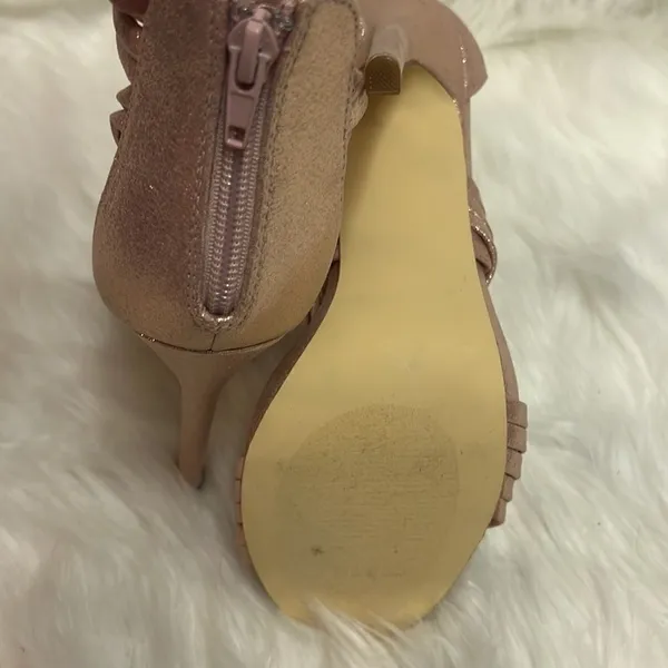 JUSTFAB Party Pleaser Strappy Heeled Sandal size 7.5 BIN 16‎ - Image 10