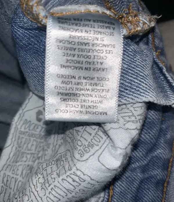 LOVE FIRE Distressed Denim Overalls XS womens - Image 10
