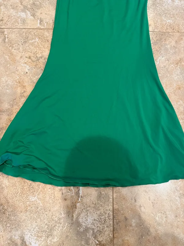Tiger Mist Bright Green Strapless Cutout Ruched maxi Dress - Image 5
