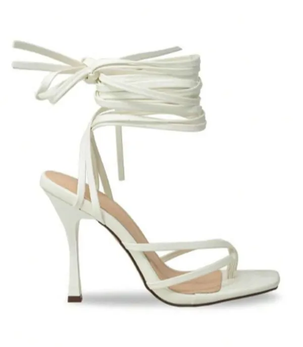 Chase and Chloe Strappy Lace-Up Stiletto Heels - Image 2