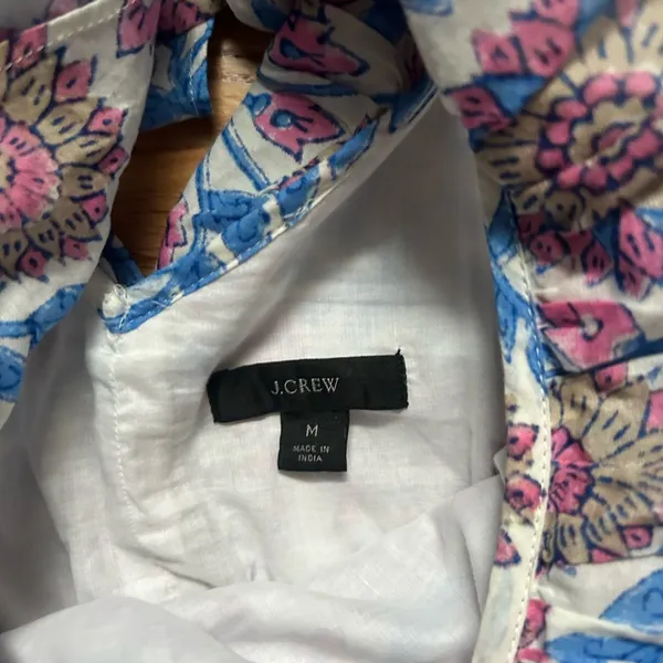 J crew maxi cotton block print dress - Image 2