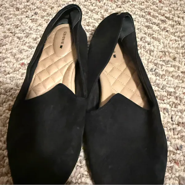Birdies Heron Flat Black Suede Women- Size 9.5 - Image 5