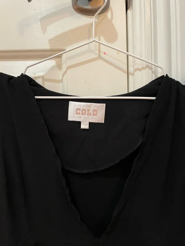 Stone Cold Fox Dress Black Mini eyelet size 2 US - Image 3