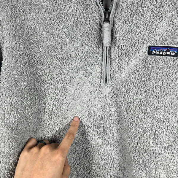Patagonia Womens Los Gatos 1/4 Zip Fleece Pullover Size M Gray Outdoor 25235 - Image 4