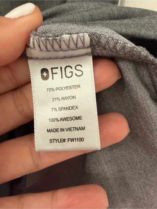 Figs Casma Scrub Top™ Graphite (Size XS) - Image 11