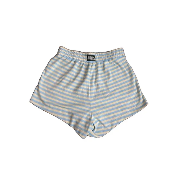 Daily Drills Women’s Malibu + Lemonade Striped Long Sleeve Top & Shorts Set M - Image 9