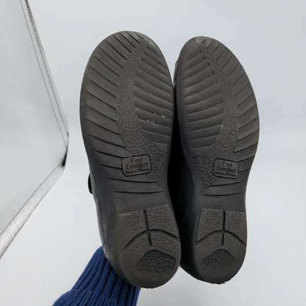 Finn Comfort Galway Black Leather Mary Jane Comfort Shoes Women Size 8.5 UK‎ 6 - Image 7