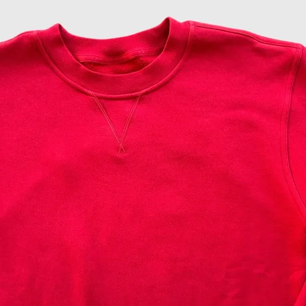 Lululemon All Yours Crewneck Sweatshirt Red Long Sleeve Pullover Women's Size 4 - Image 5