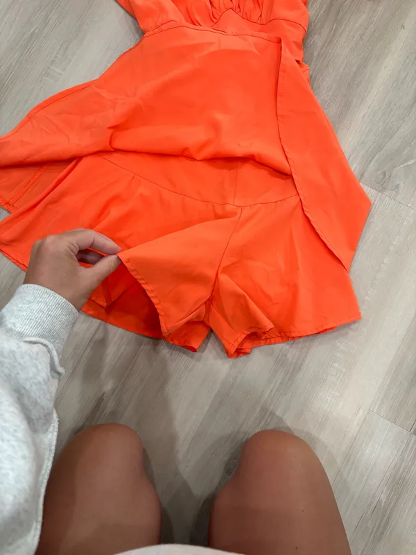 Orange dress/ romper - Image 2