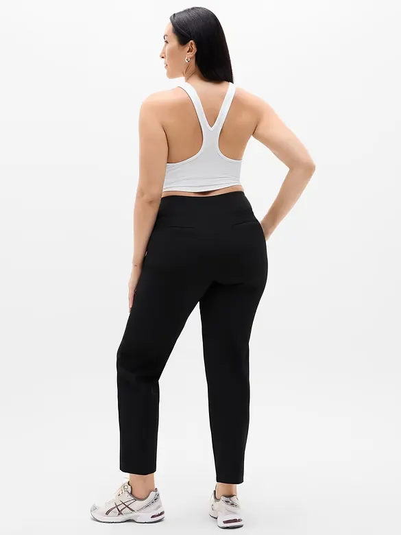 Athleta ENDLESS HIGH RISE PANT Straight Leg Black Size 16 - Image 2