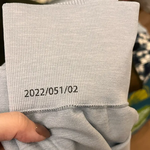 Gymshark Vital Seamless Leggings Light Blue Grey Marl Size XS / S - Image 6