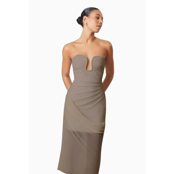 NWT Elliatt Phoebe Strapless Midi‎ Dress Sz Small $275 - Image 4