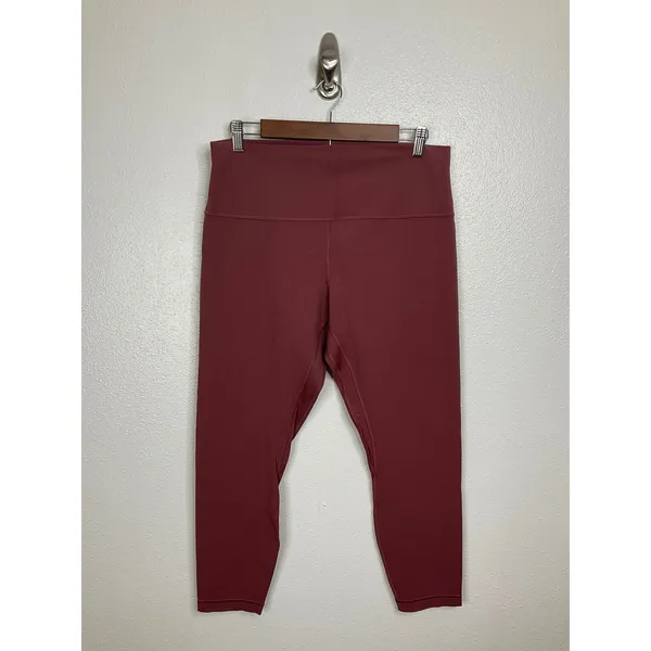 Lululemon‎ Lunar New Year Align High-Rise Pant 25" Smoky Red Size 14 - Image 3