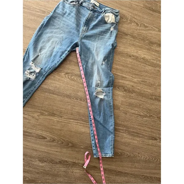 Abercrombie Curve Love High Rise Super Skinny Jeans Women’s 30/10 Washed Blue - Image 15