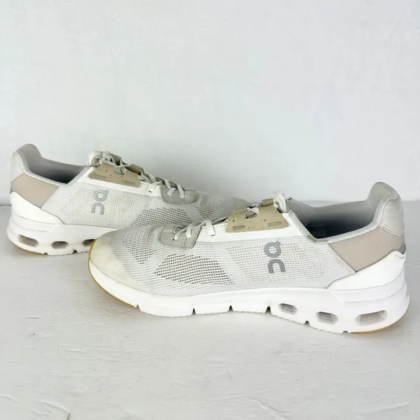On Running Womens Cloudrift Sneakers Size 10 White Sand Running Athletic - Image 4