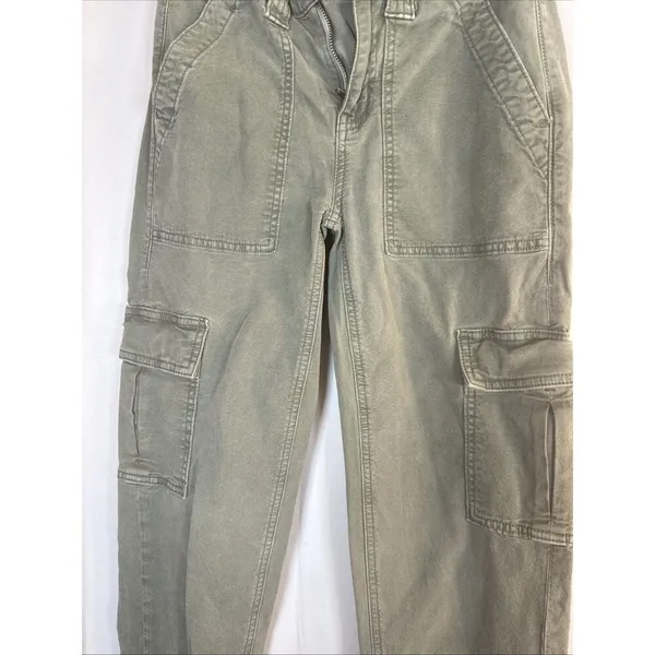 Women’s American Eagle Green Cargo Pants Size 00 Preowned - Image 6