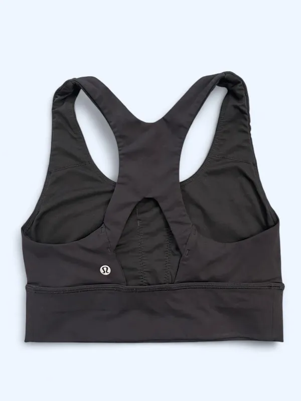 Lululemon Run Stuff Your sport Bra long line black activewear yoga Pilates gym 6 - Image 5