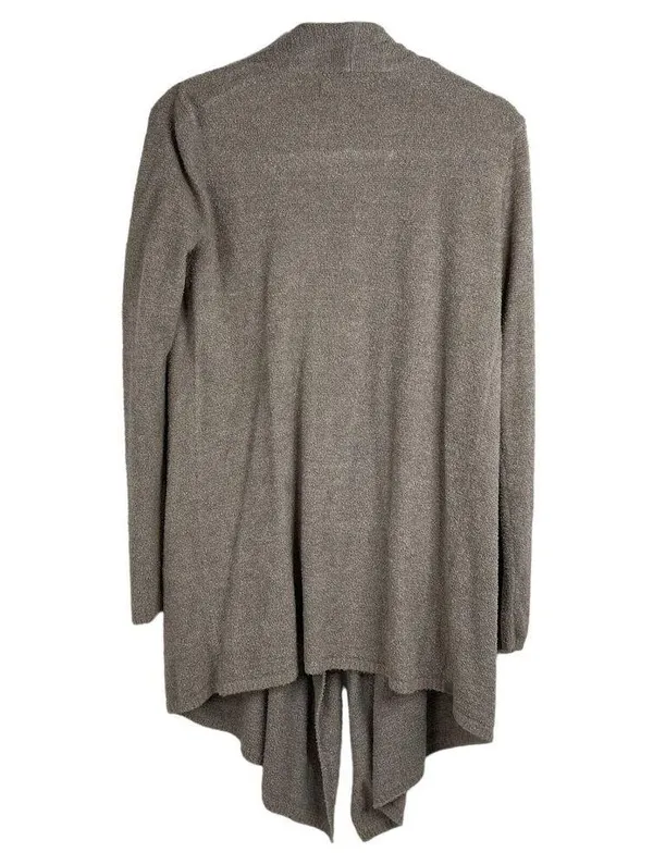 Barefoot Dreams Sz S/M Cardigan Sweater CozyChic Lite Island Wrap Open Waterfall - Image 10