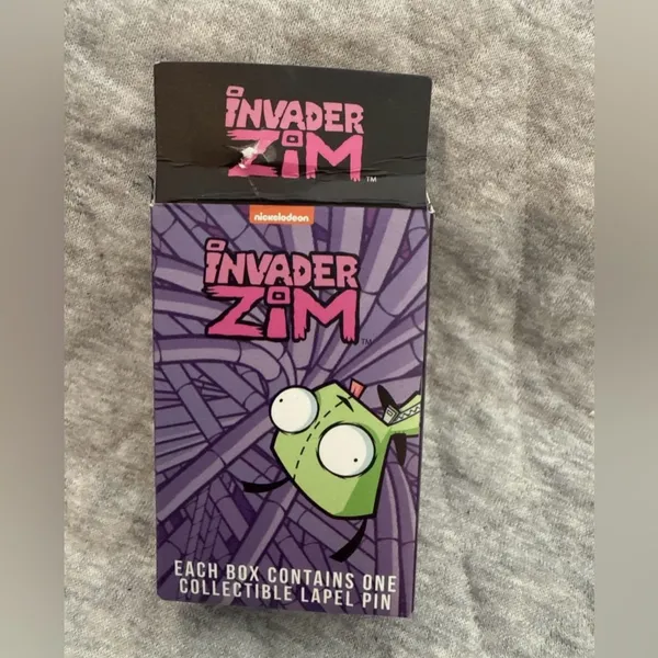 Invader Zim Enamel Stamp Pin - Image 5