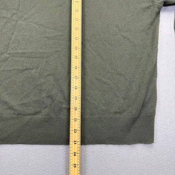 Quince Mongolian Cashmere Crewneck Sweater‎ Moss Green SGK001 Womens Large - Image 5