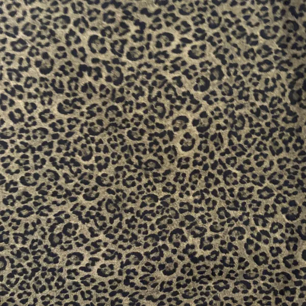 Michael Kors gold chain accent stretch slinky leopard animal print dress S - Image 9