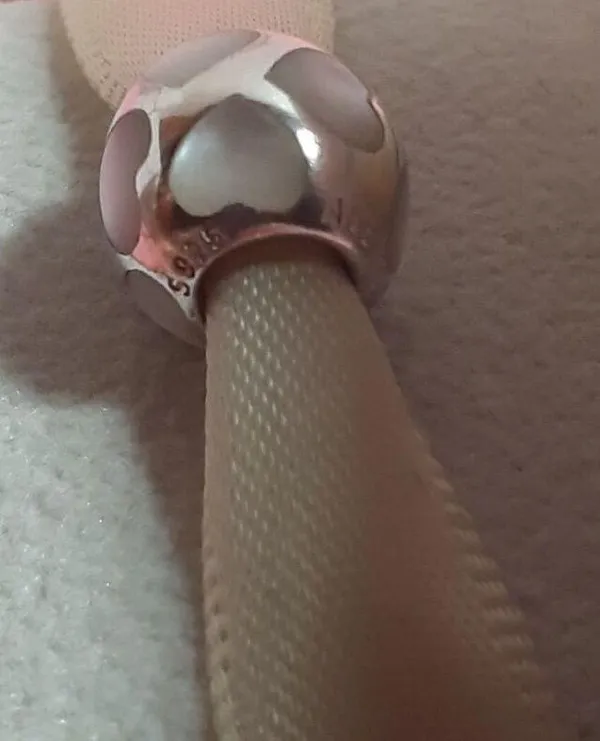 Pandora Mother of Pearl Love Me Hearts Charm 💗 - Image 3