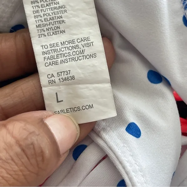 FABLETICS | Tamara Low Impact Sports Bra Sz L - Image 7
