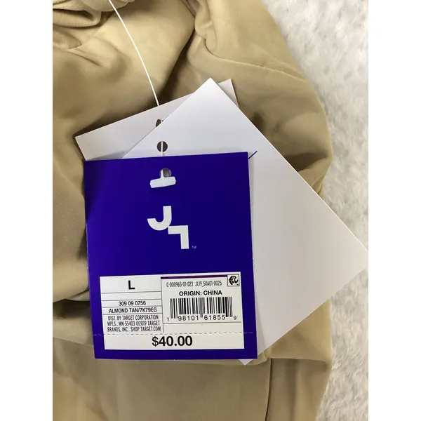 JoyLab Womens Almond Tan Exercise Dress Built-in Bra and Shorts Large NWT - Image 7