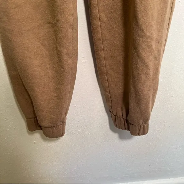 Hollister Women's Sz XS Ultra High-Rise Jogger Sweatpants Beige Tan Cotton Blend - Image 11
