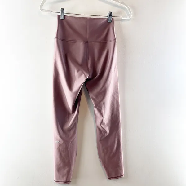 Alo 7/8 High Waist Airlift Leggings Mushroom Purple Small - Image 5