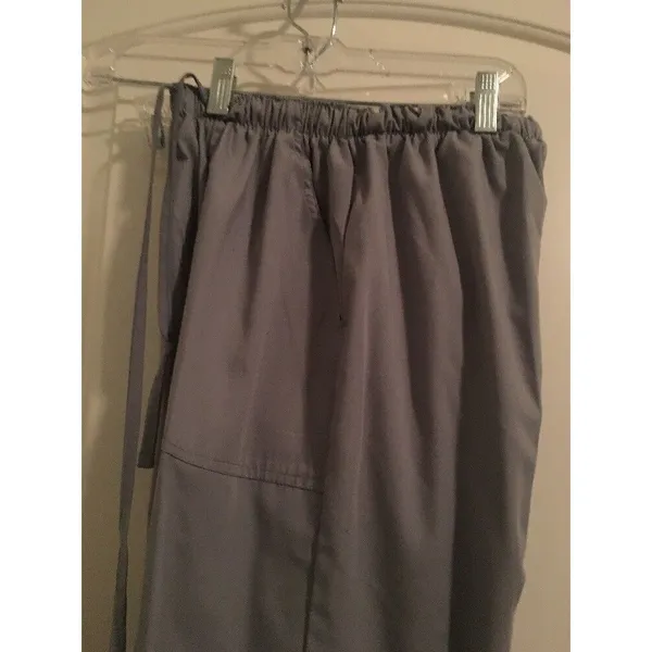 Denice Women's Scrub Uniform Pants Nurse Medical Size M Gray - Image 3