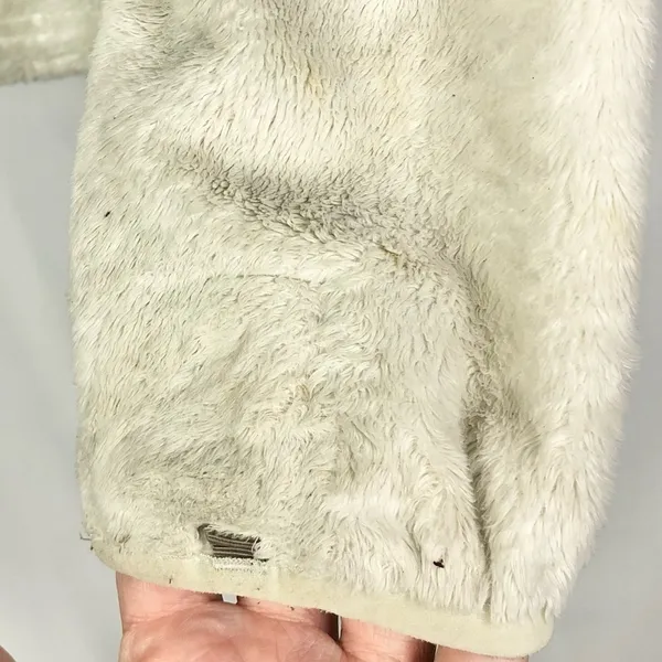 The North Face White Osito Fleece‎ Full Zip Jacket L - Image 6
