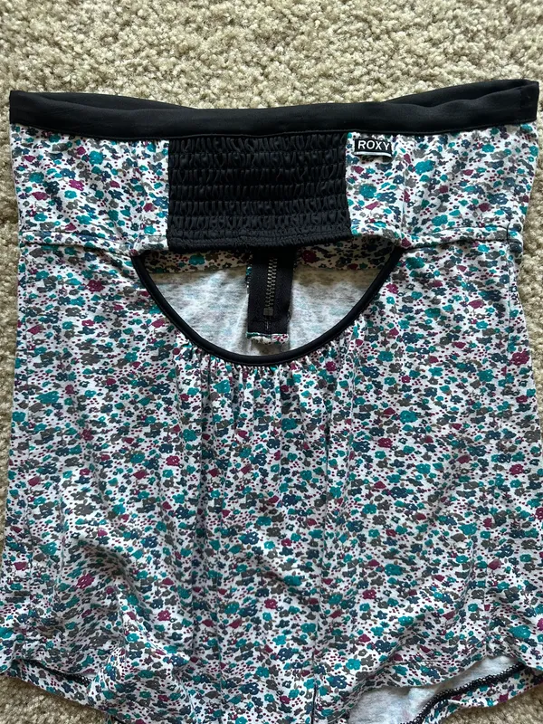 Roxy Y2K strapless Floral Tube Top - Image 5
