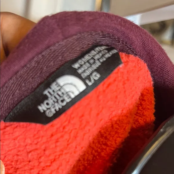 The North Face Men's Bold Orange Hoodie A0428 - Image 4