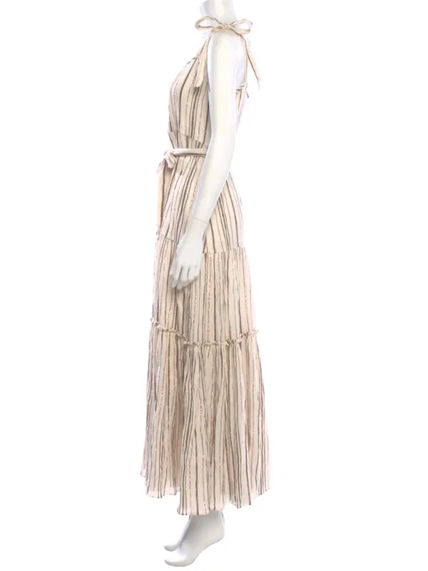 Veronica Beard Michi Dress in Natural Multi - Image 3