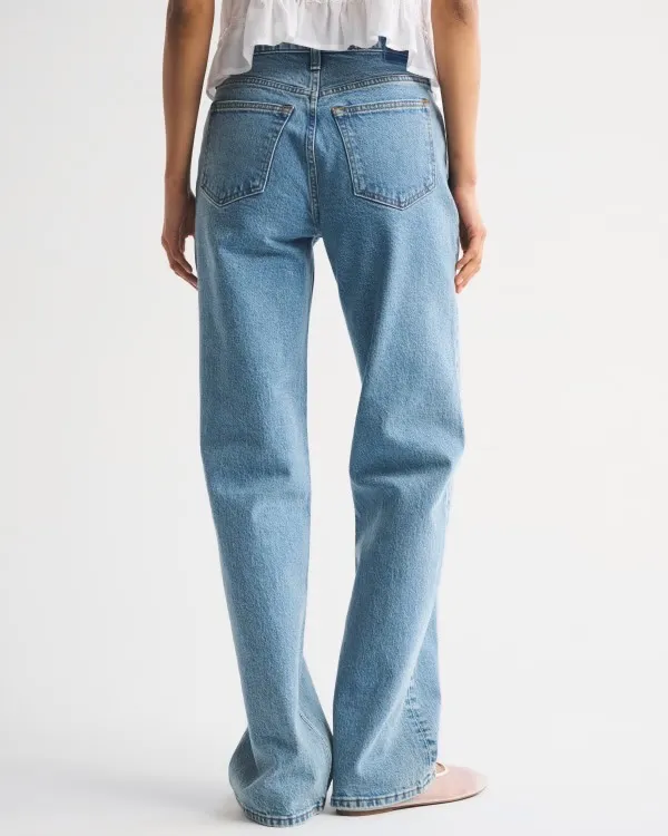 Abercrombie High Rise 90s Relaxed Jean Curve Love Extra Short - Image 3