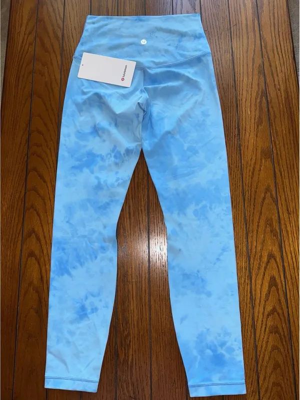 Lululemon Align No Line High Rise 25” Smoothie Wash Blueberry Size 6 NWT - Image 2