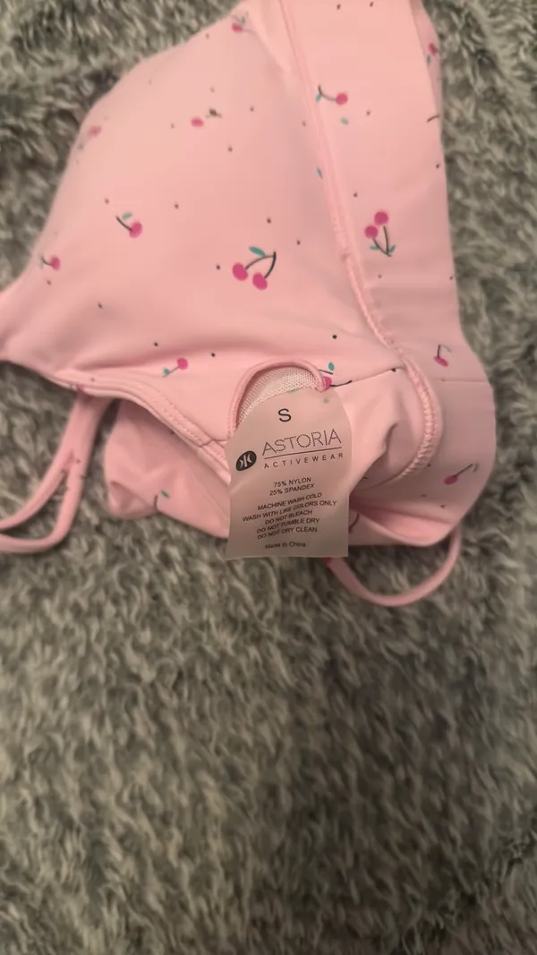 Astoria Activewear Cherry Sports Bra Pink Blossom - Image 2