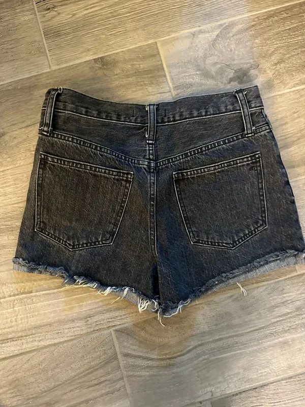 Madewell Black Denim Shorts - Image 2